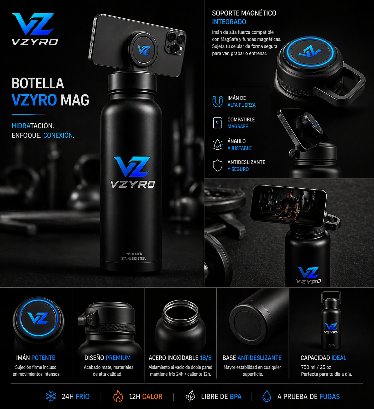 Botella VZYRO Mag