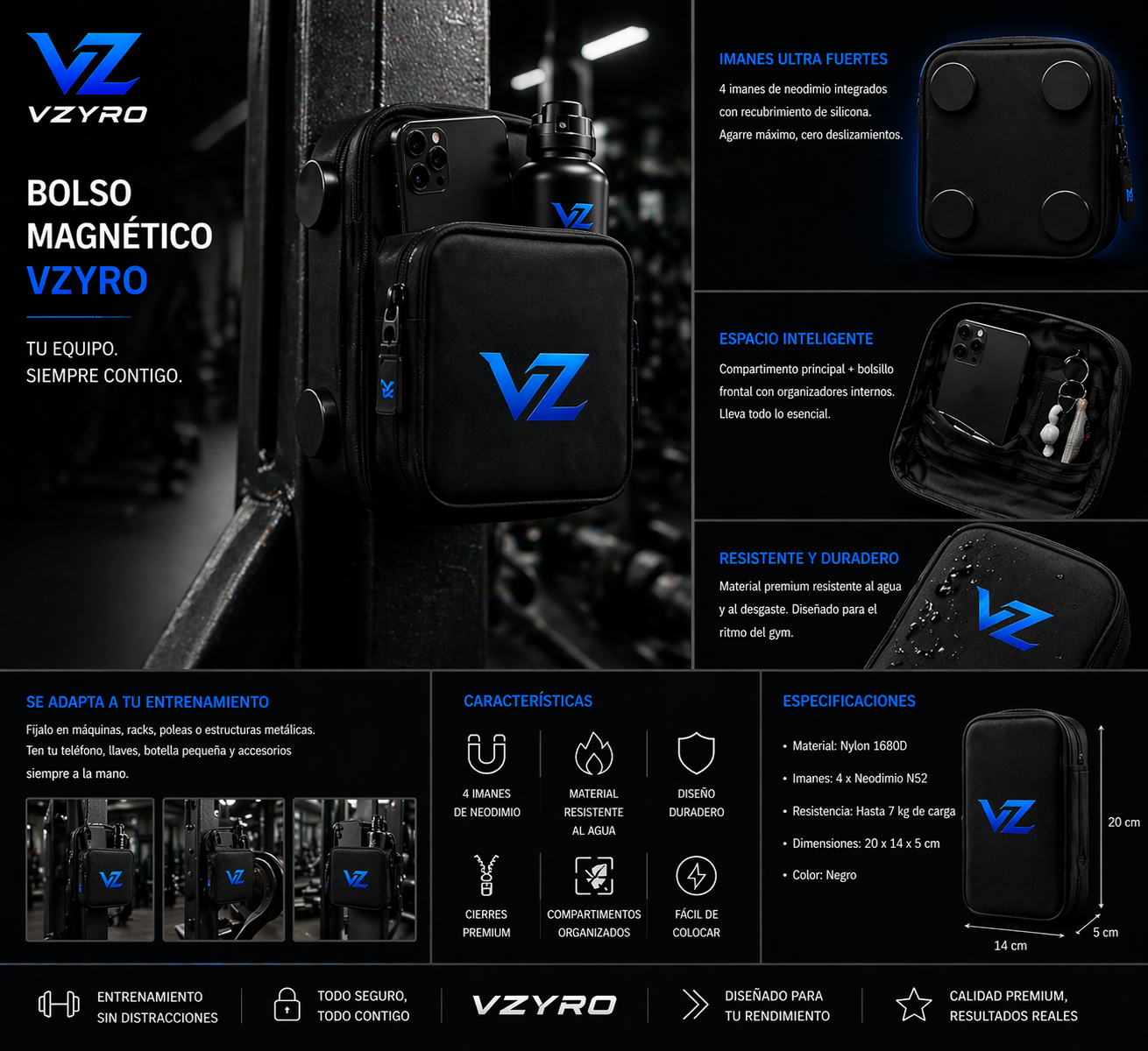 Bolso Magnético VZYRO