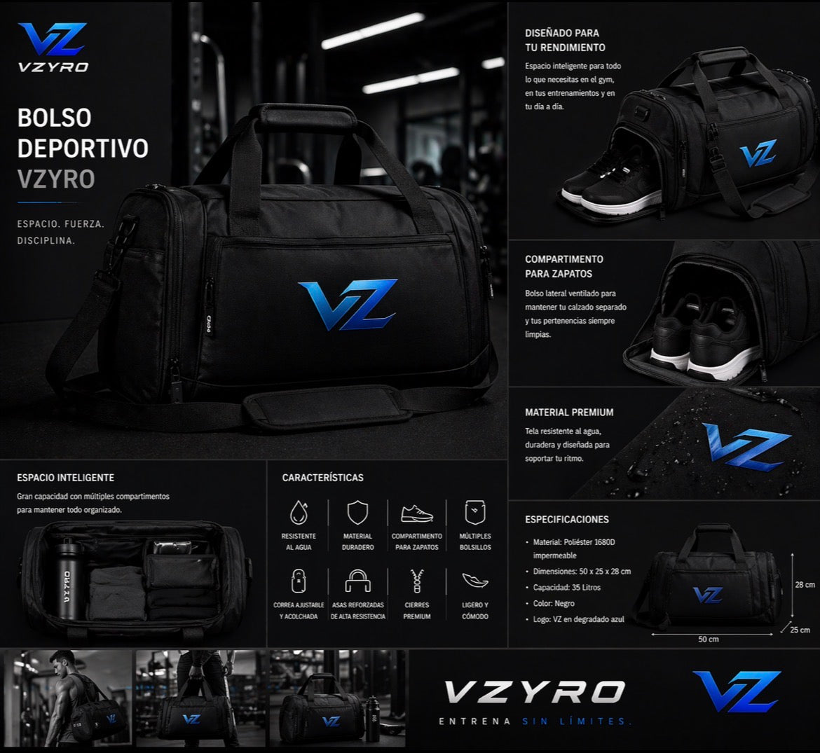 Bolso deportivo VZYRO